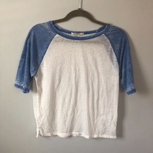 Short sleeve baseball tee